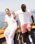 Tee-shirt AS Cannes X MC2 St Barth : Rouge et Blanc sur la Croisette