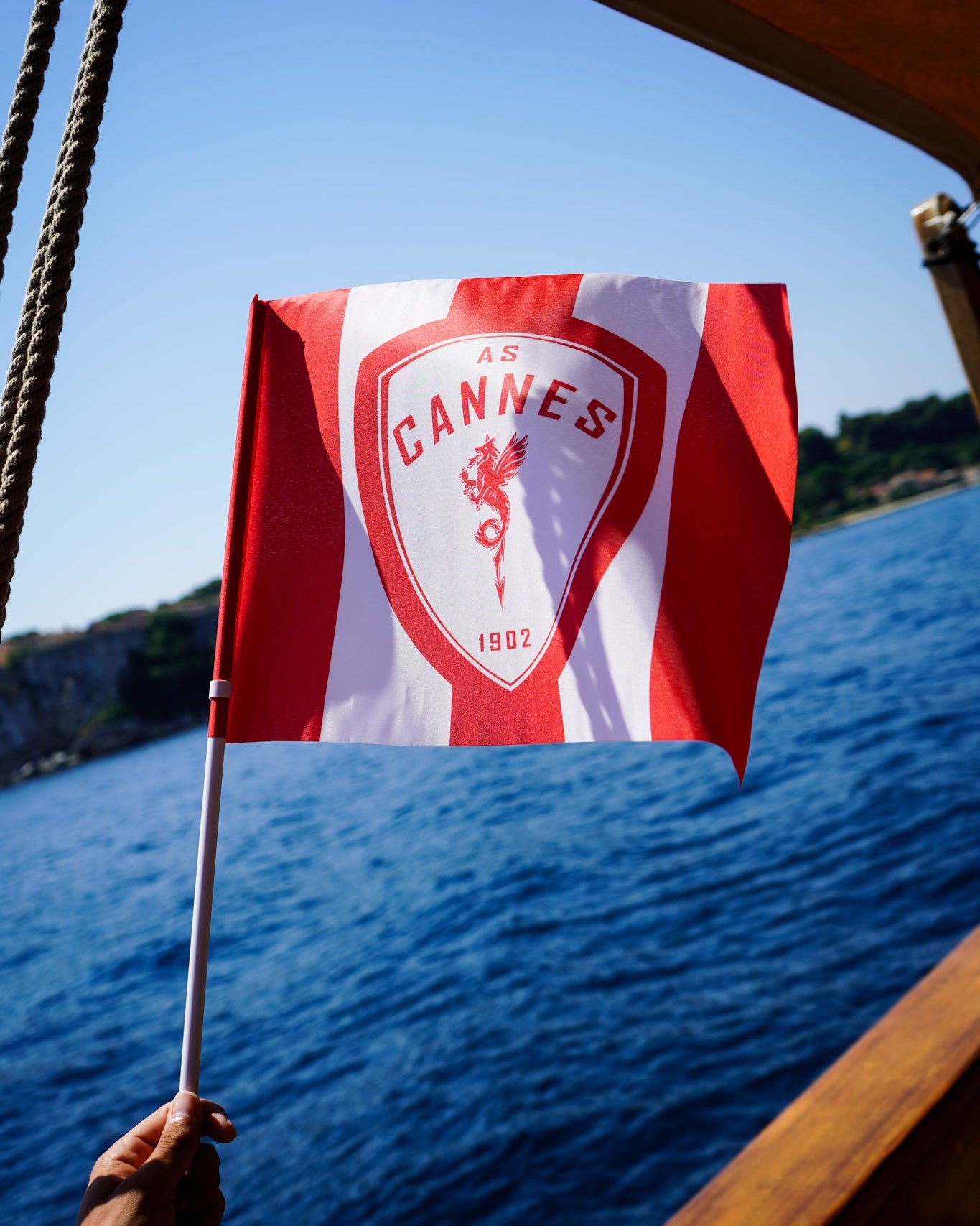 Drapeau AS Cannes